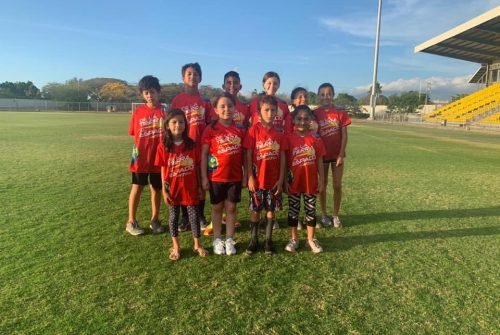 Equipo de atletismo niños